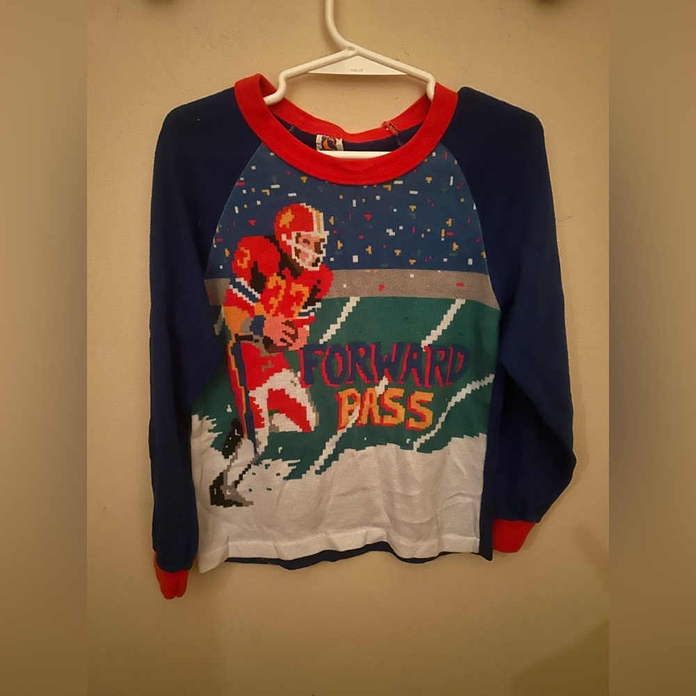 Vintage Carters Football Long Sleeve PJ Shirt